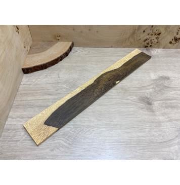 Эбен Маймю заготовка накладки для электрогитары Смешанный ААА 8х73х530 мм-2