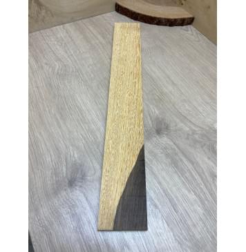 Эбен Маймю заготовка накладки для электрогитары Смешанный ААА 9,5х73х530 мм-0