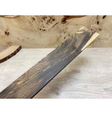 Эбен Маймю заготовка накладки для электрогитары Смешанный ААА 9х74х530 мм-1