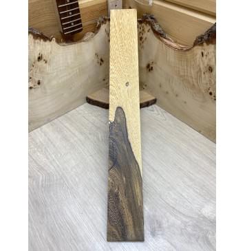 Эбен Маймю заготовка накладки для электрогитары Смешанный АА 8,5х73х570 мм-1