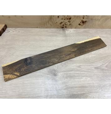 Эбен Маймю заготовка накладки для электрогитары Смешанный ААА 9х72х530 мм-0