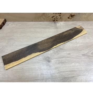 Эбен Маймю заготовка накладки для электрогитары Смешанный ААА 9х74х530 мм-2