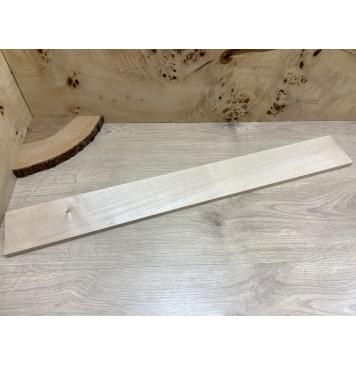 Клён заготовка накладки для бас-гитары Радиал А 11х90х760 мм-0