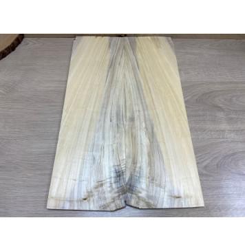 Тополь Болотный заготовка на топ Смешанный ААА 8х170х540 мм - 2 шт. (книжкой)-0