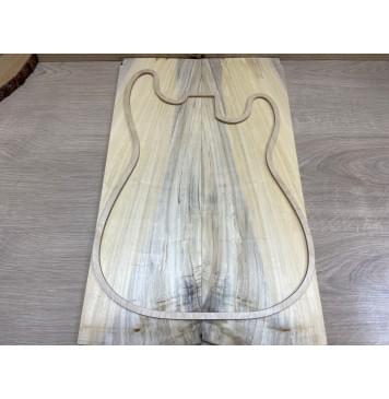 Тополь Болотный заготовка на топ Смешанный ААА 8х170х540 мм - 2 шт. (книжкой)-1