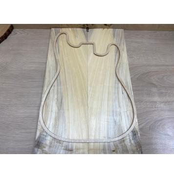 Тополь Болотный заготовка на топ Смешанный ААА 8х170х540 мм - 2 шт. (книжкой)-2