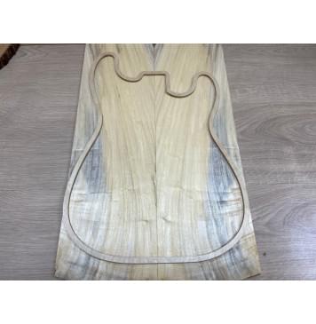 Тополь Болотный заготовка на топ Смешанный ААА 7х165х520 мм - 2 шт. (книжкой)-1