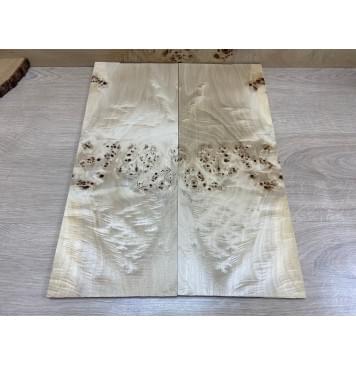 Тополь Кап заготовка на топ Смешанный ААА 13х190х490 мм - 2 шт. (книжкой)-2