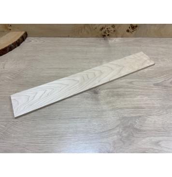 Клён Белый заготовка накладки для электрогитары  Тангент ААА 8х75х490 мм-1