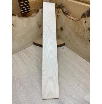 Клён Белый заготовка накладки для электрогитары Тангент ААА 9х76х530 мм-0