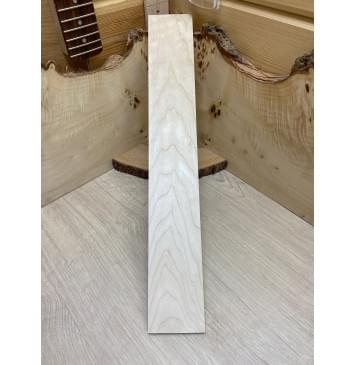 Клён Белый заготовка накладки для электрогитары Тангент ААА 7,5х74х490 мм-2