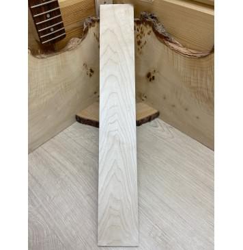 Клён Белый заготовка накладки для электрогитары Тангент ААА 8,5х75х490 мм-0