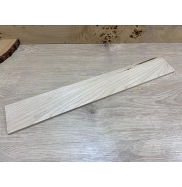 Клён Чёрный заготовка накладки для электрогитары Смешанный А 9х80х540 мм-0