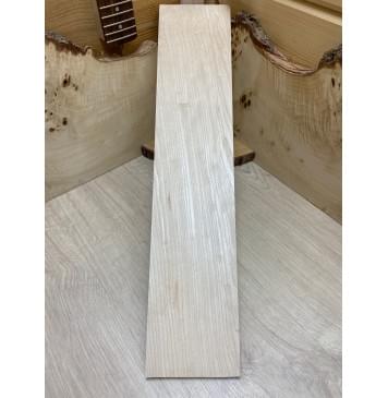 Клён Белый заготовка накладки для электрогитары Смешанный АА 12х118х550 мм-0