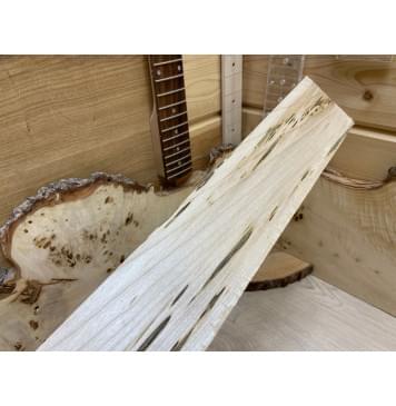 Клён Черный заготовка накладки для электрогитары Смешанный АА 9,5х80х540 мм-2