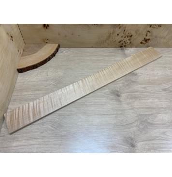 Клён Белый Явор, Волнистый  заготовка накладки для бас-гитары Радиал АА Волна ААА 9х75х755 мм-2