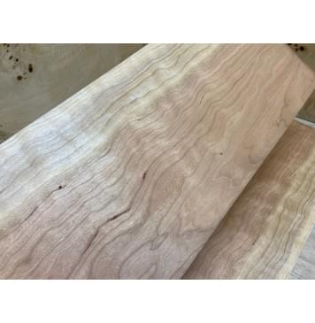 Вишня Волнистая заготовка на топ Смешанный ААА Волна А 9х190х470 мм - 2 шт. (книжкой)-3