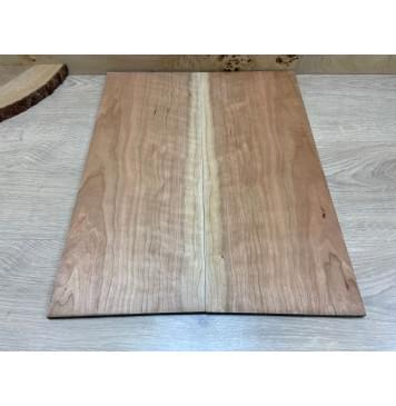 Вишня Волнистая заготовка на топ Смешанный ААА Волна А 9х190х470 мм - 2 шт. (книжкой)-1