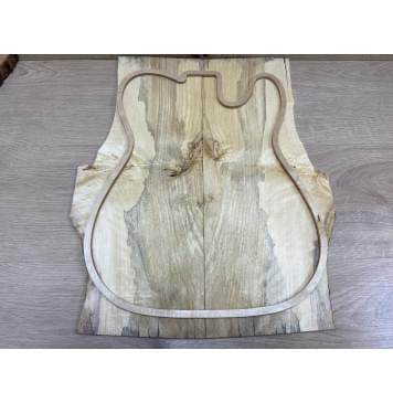 Тополь Болотный заготовка на Топ Смешанный АА 6х155-190х465 мм - 2 шт. (книжкой)-0