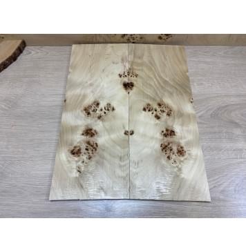 Тополь Кап заготовка на топ Смешанный ААА 12х174х455 мм - 2 шт. (книжкой) Тополь Кап заготовка на топ Смешанный ААА 12х174х455 мм - 2 шт. (книжкой)-0