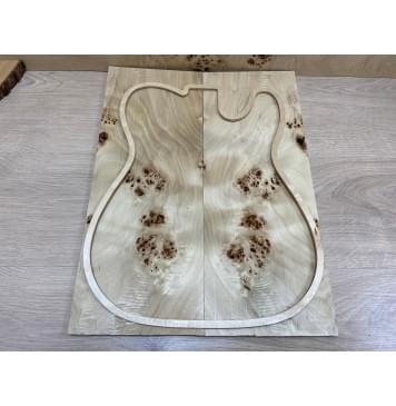 Тополь Кап заготовка на топ Смешанный ААА 12х174х455 мм - 2 шт. (книжкой) Тополь Кап заготовка на топ Смешанный ААА 12х174х455 мм - 2 шт. (книжкой)-1