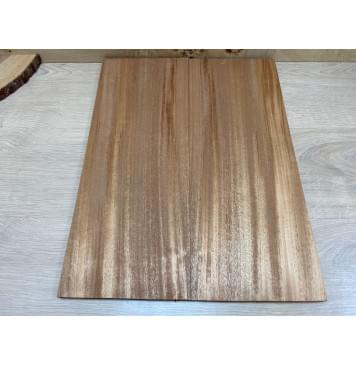 Махагон Кая заготовка на топ Радиал АА 12х190х500 мм - 2 шт. (книжкой)-1