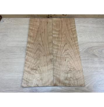 Вишня Американская Волнистая заготовка на топ Тангент ААА Волна ААА 8,5х156х440 мм - 2 шт. (книжкой)-2