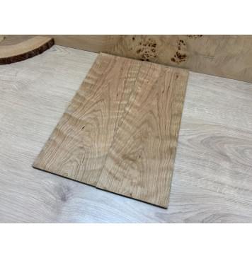 Вишня Американская Волнистая заготовка на топ Тангент ААА Волна ААА 8,5х156х440 мм - 2 шт. (книжкой)-1