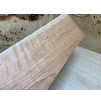 Вишня Американская Волнистая заготовка на топ для Тревел гитары Смешанный ААА Волна А 9х147х400 мм - 2 шт. (книжкой)-2