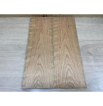 Вишня Американская Волнистая заготовка на топ для Тревел гитары Тангент ААА Волна АА 9х155х460 мм - 2 шт. (книжкой)-2