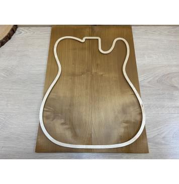 Клён Белый (Печёный) заготовка на топ Смешанный АА 9х168х485 мм - 2 шт.(книжкой)-1