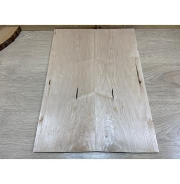 Клён Белый заготовка на топ Смешанный АА 10х174х490 мм - 2 шт. (книжкой)-3