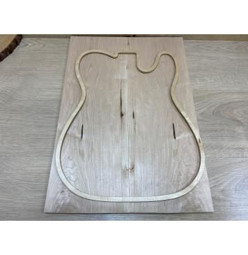 Клён Белый заготовка на топ Смешанный АА 10х174х490 мм - 2 шт. (книжкой)-2