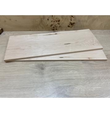 Клён Белый заготовка на топ Смешанный АА 10х174х490 мм - 2 шт. (книжкой)-1