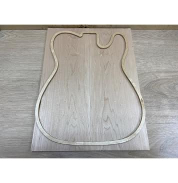 Клён Белый заготовка на топ Смешанный 9х168х450 мм - 2 шт. (книжкой)-0