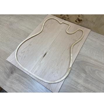 Клён Белый заготовка на топ Смешанный 9х168х450 мм - 2 шт. (книжкой)-2