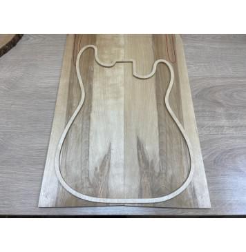 Клён Чёрный заготовка на топ Смешанный АА 8х190х545 мм - 2 шт. (книжкой)-1