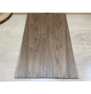 Орех Американский заготовка на топ Тангент А 10х180х540 мм - 2 шт. (книжкой). Изогнут. -1