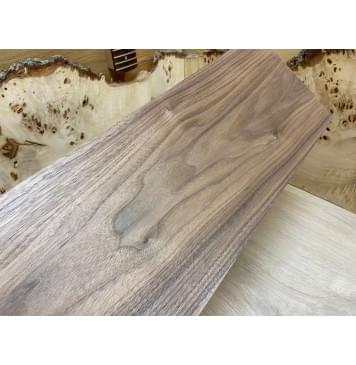 Орех Американский заготовка на топ Тангент А 10х180х540 мм - 2 шт. (книжкой). Изогнут. -3