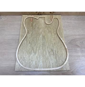 Корина Белая заготовка на топ Тангент ААА 10х165х430 мм - 2 шт. (книжкой). Трещины-2