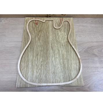 Корина Белая заготовка на топ Тангент ААА 9х163х430 мм - 2 шт. (книжкой). Трещины-2