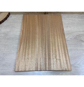 Махагон Кая заготовка на топ Радиал А 14,5х175х470 мм - 2 шт. (книжкой)-2