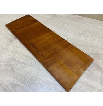 Клён Печёный Волнистый заготовка на топ для Тревел гитары Смешанный АА Волна А 9,5х141х400 мм - 2 шт.(книжкой)-0