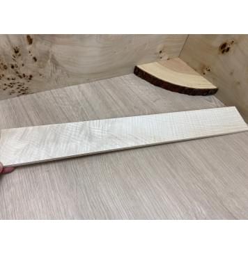 Клён Белый Явор, Волнистый заготовка накладки для электрогитары Смешанный ААА Волна ААА 8х67х535 мм-1