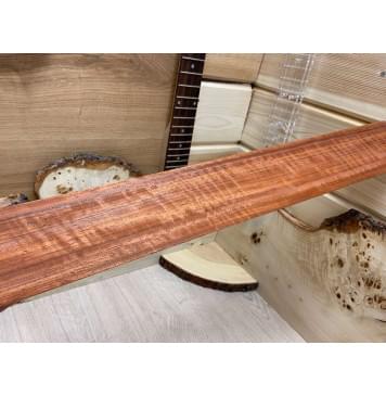 Падук Волнистый заготовка накладки для электрогитары Радиал ААА Волна А 7х74х580мм-0