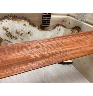 Падук Волнистый заготовка накладки для электрогитары Радиал ААА Волна А 7х74х580мм-3