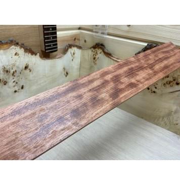 Бубинго заготовка накладки для электрогитары Радиал ААА 7,5х80х530мм-2