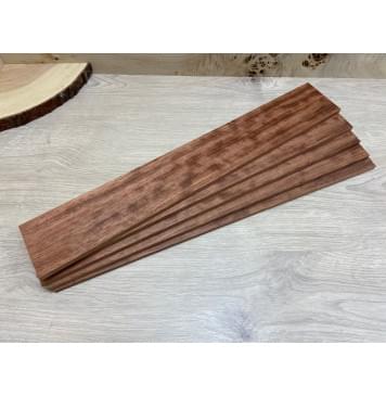 Бубинго заготовка накладки для электрогитары Радиал ААА 7,5х80х530мм-3