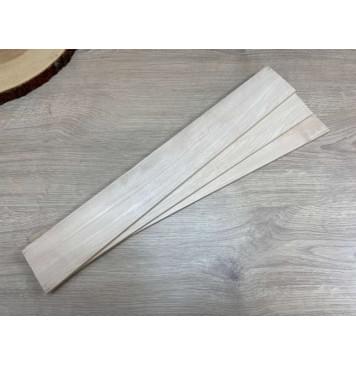 Клён Белый заготовка накладки для электрогитары Смешанный ААА 7,5х75х540 мм-2