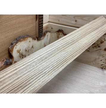 Зебрано заготовка накладки для бас-гитары Радиал АА 9х98х700мм-1